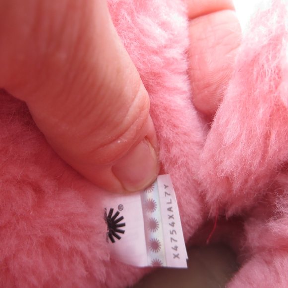 UGG Australia Boots Kids 4 NEW Mini Bailey Bow II Butterfly TEAR Pink NIB - Picture 10 of 12